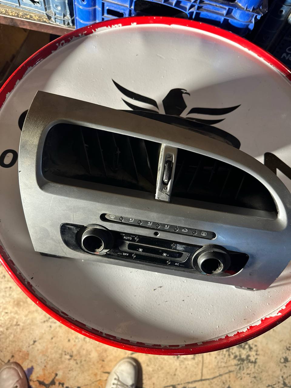 5P0907044M Seat Leon Klima kontrol paneli ve çerçevesi